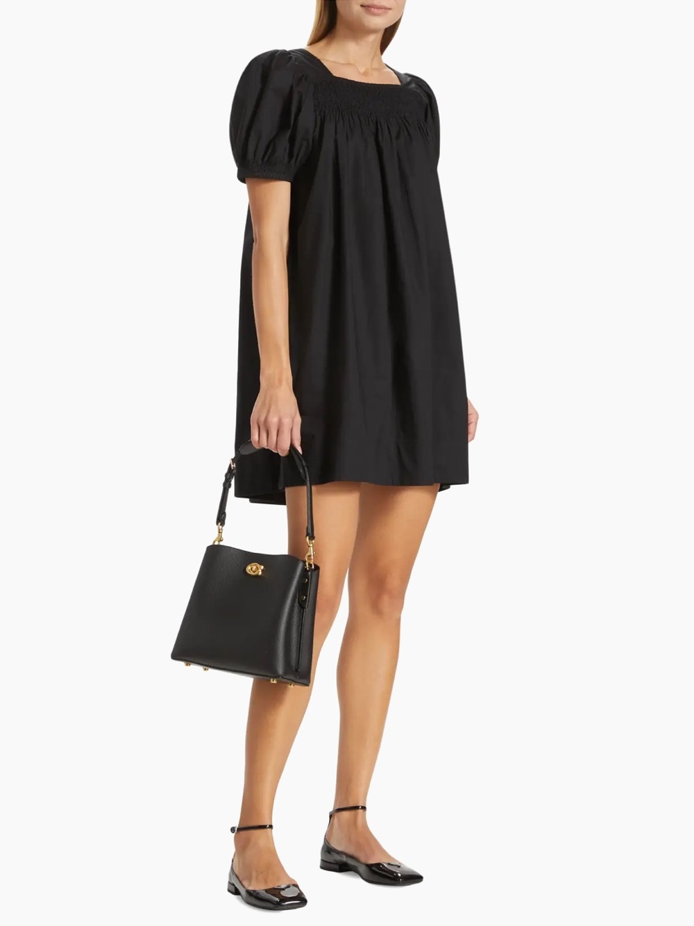 Doen Earhart Puff-Sleeve Minidress